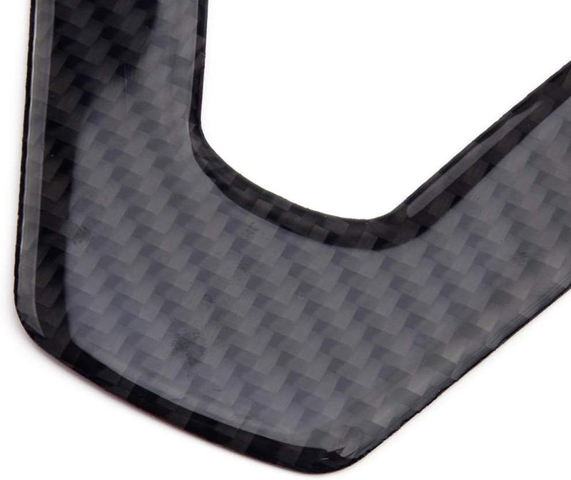 QASULER Carbon Fiber Steering Wheel Cover Trim - Image 2