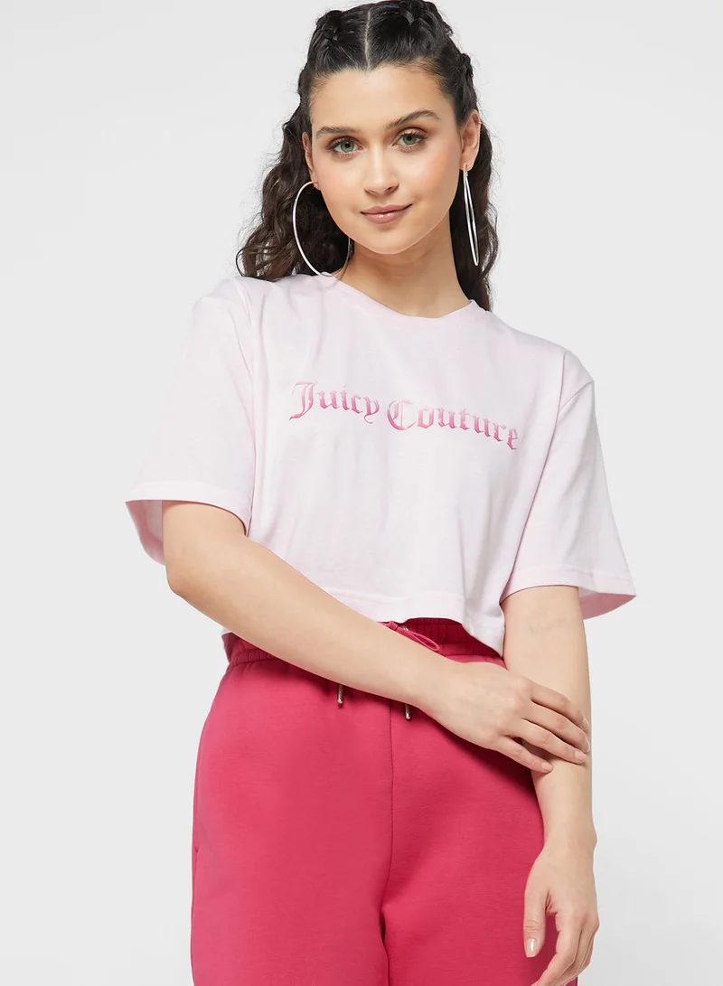 Juicy Couture Graphic Crop T-Shirt