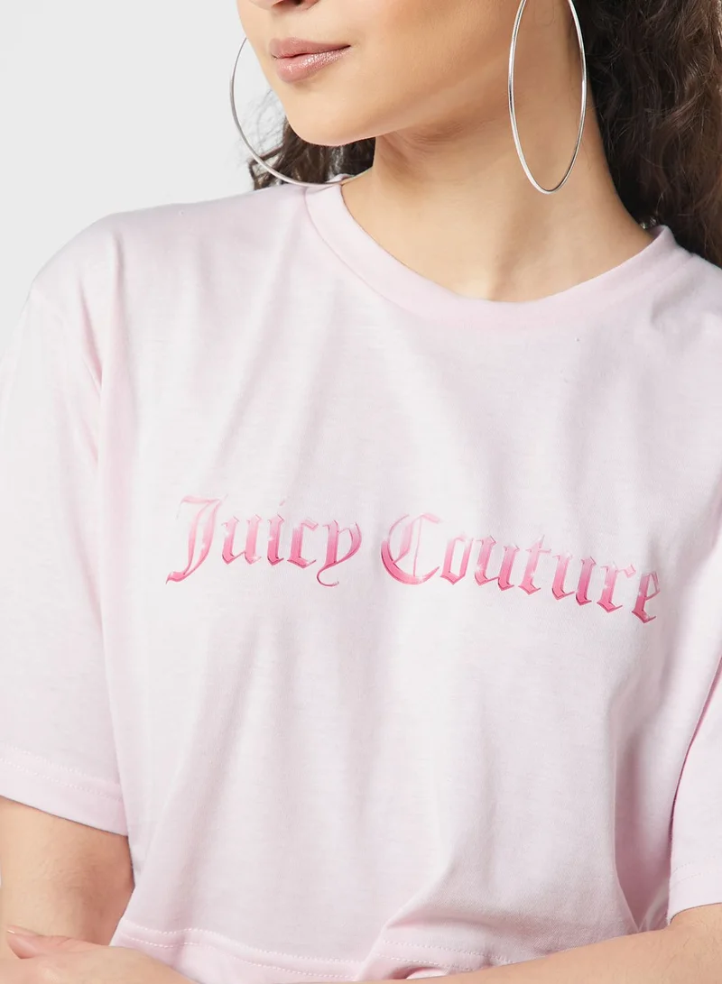 Juicy Couture Graphic Crop T-Shirt