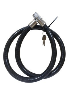 Generic Ware Lock for Motorcycles, Bikes, Various Objects with 2 Keys and Heavy Duty Steel Wire Lock for Anti-Theft with Different Colors 