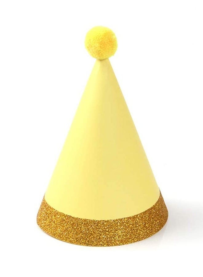 10PCS Colorful Birthday Party Paper Cone Hats for Kids – DIY Birthday Hats with Pom Poms, Adjustable Elastic, Fun for Games, Crafts & Celebrations  - Image 4