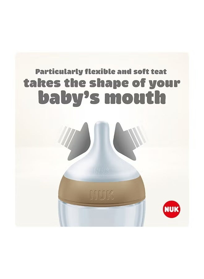NUK Perfect Match Baby Bottle With Soft Silicone Teat M Disney's Minnie Mouse Anti-Colic Valve 3M+ 260 ML - Image 5