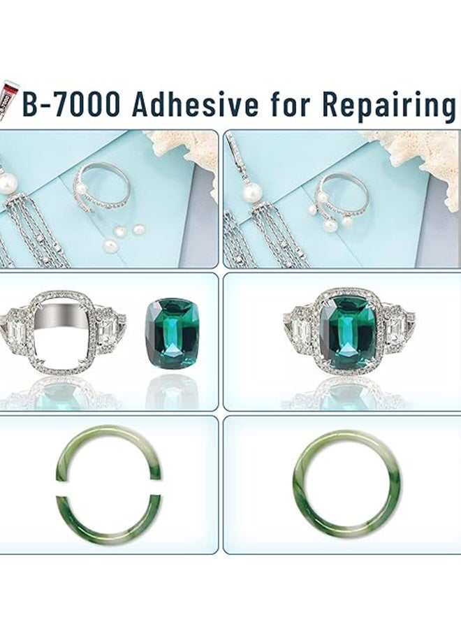 Multi-Function B-7000 Super Adhesive Glues Liquid Fusion Glue for Rhinestones Crafts, Clothes Shoes, Fabric, Jewelry Making, Cell Phones (3x25 ml/0.9 oz) - Image 5