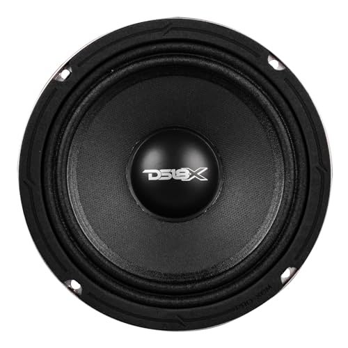 DS18 PRO-X6M Loudspeaker - 6.5", Midrange, Red Aluminum Bullet, 500W Max, 250W RMS, 8 Ohms - Premium Quality Audio Door Speakers for Car or Truck Stereo Sound System (1 Speaker) - Image 5