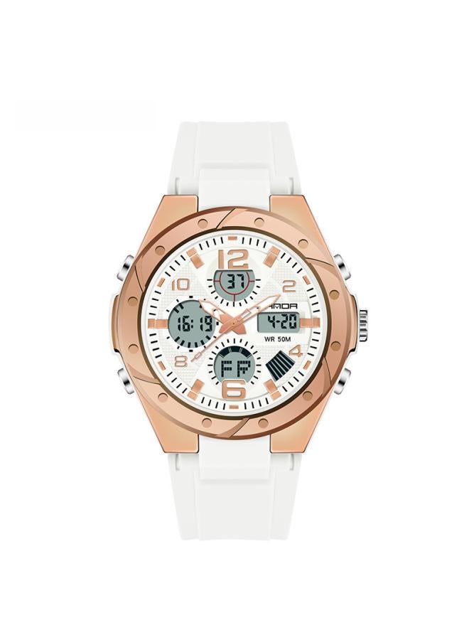 Sanda Trendy Multifunctional Special Forces Watch Men's Double Display Waterproof Luminous Outdoor Sports Electronic Couple Watch