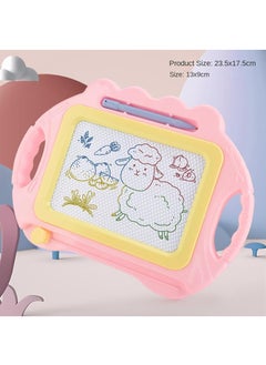 Generic Children's drawing board Magnetic erasable writing board Graffiti board early education learning toy RYB156 pink  - Image 1