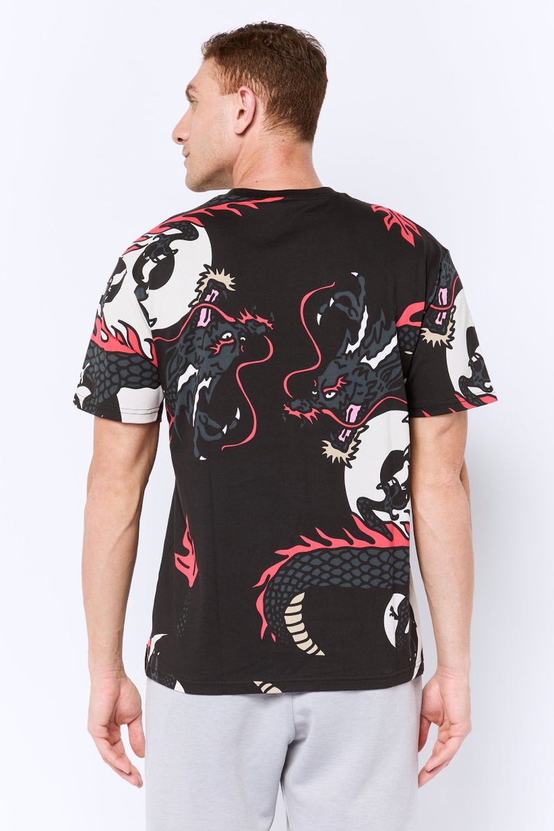 Puma X Staple Men Sportswear Fit Short Sleeves Outdoor T-Shirt, Black - Image 2