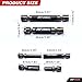 RCAWD 2pcs Center Driveshafts Slider Drive Shafts 6676mm 84105mm for RC 118 Axial UTB18 Capra Upgrade Parts Black - Image 4