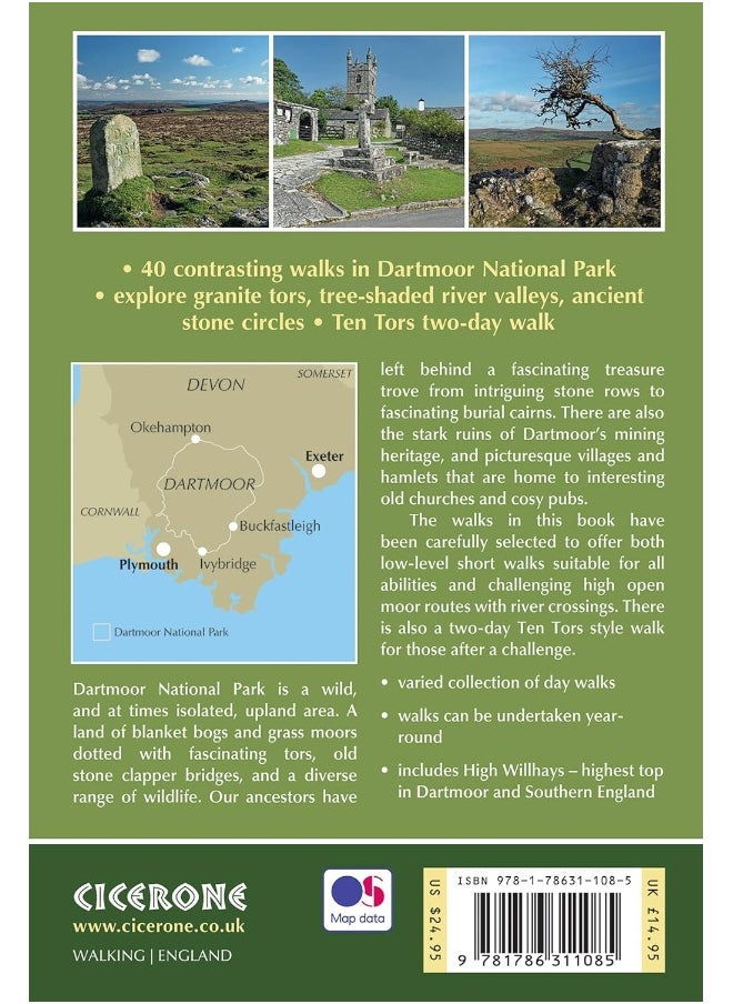 null - Walking on Dartmoor: 40 Walks in Dartmoor National Park including a Ten Tors walk - Image 1