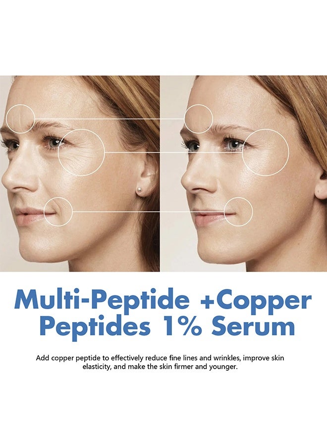 هويجي مصل الببتيدات النحاسية متعددة الببتيد 1٪ - يقلل التجاعيد ويعزز مرونة الجلد وعلاج مضاد للشيخوخة 30 مل - Image 5