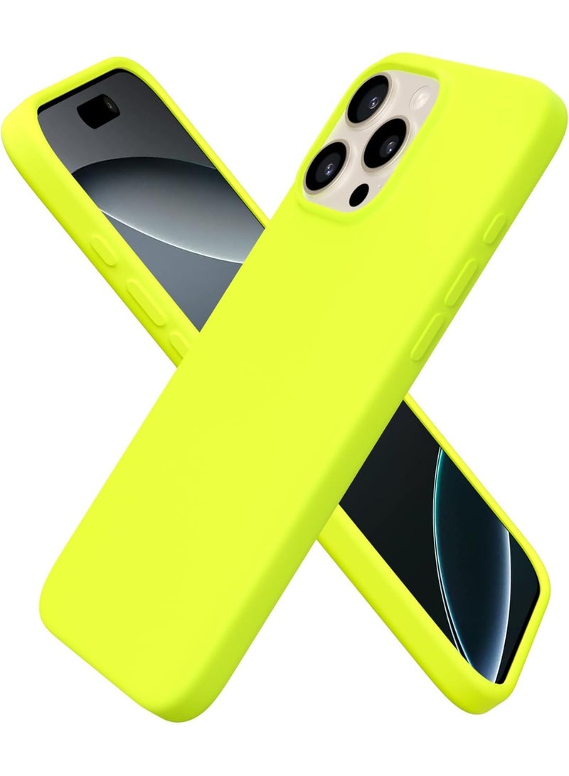 MUNTAQI iPhone 15 Silicone Case – Soft Slim OG Silicone Back Cover with Shockproof Protection, Anti-Scratch Grip Case, Wireless Charging Compatible, Lightweight Phone Case for iPhone 15 (6.1 Inch) - Image 1