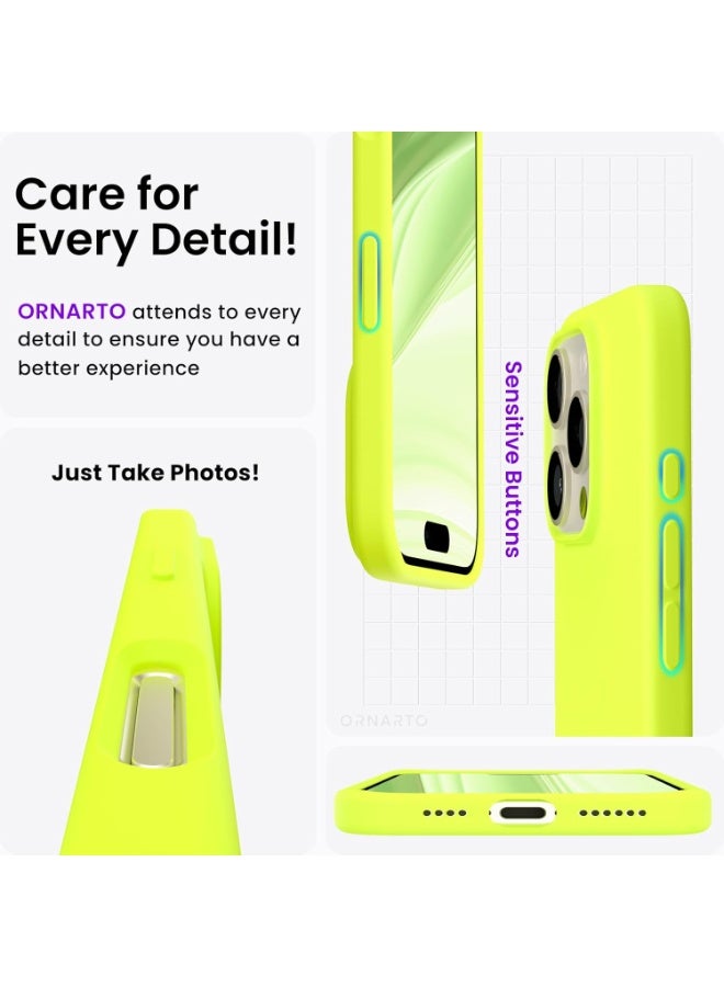 MUNTAQI iPhone 15 Silicone Case – Soft Slim OG Silicone Back Cover with Shockproof Protection, Anti-Scratch Grip Case, Wireless Charging Compatible, Lightweight Phone Case for iPhone 15 (6.1 Inch) - Image 2