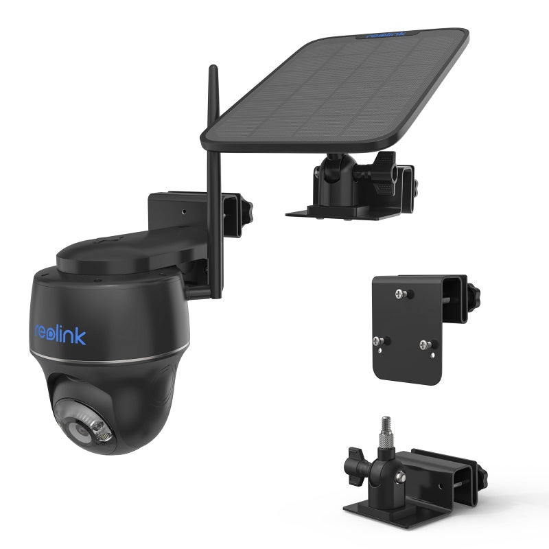 VOMENC Gutter Bracket Mount for Reolink Argus PT 3MP4MP5MP2K 4K8MP Go PT Ultra Camera and Solar Panel 1 Pack Black - Image 2