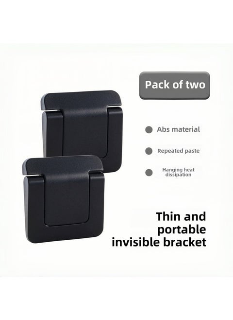 Laptop Stand Invisible Height-raising Mini Ultra-thin Convenient Folding Keyboard Computer Heat Dissipation Support Shelf-Color:High Quality Abs