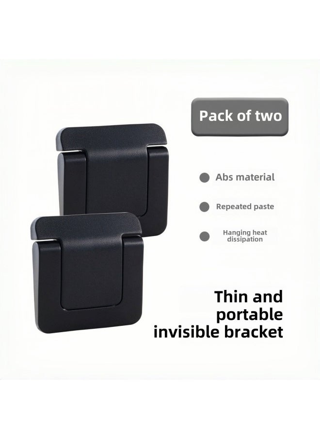 Laptop Stand Invisible Height-raising Mini Ultra-thin Convenient Folding Keyboard Computer Heat Dissipation Support Shelf-Color:High Quality Abs