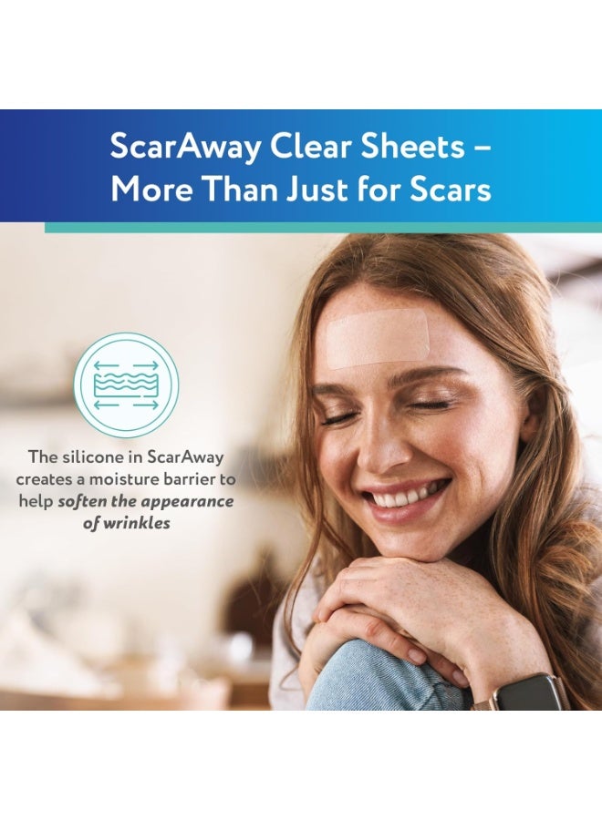 ScarAway Clear Silicone Scar Sheets, White, 6 Count - Image 5