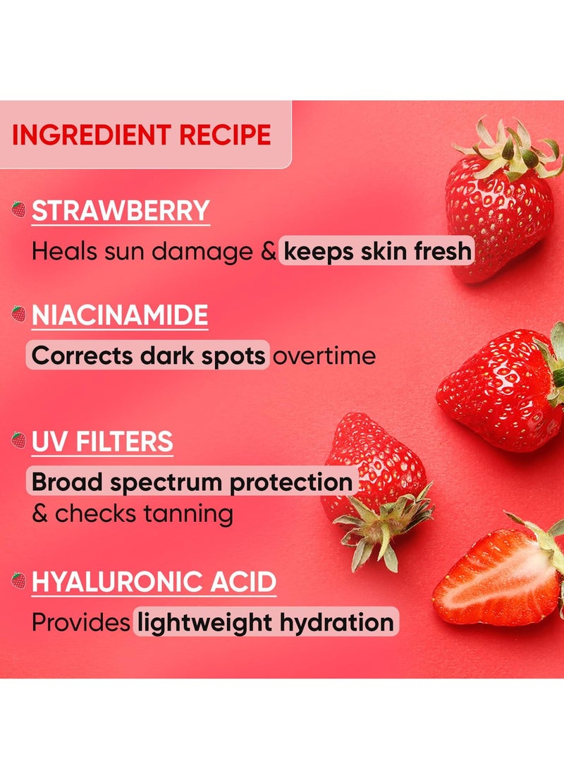 Dot & Key - Dot & Key Strawberry Dew Tinted Sunscreen SPF 50+ Pa++++ - 02 Warm Ivory | Protection Against UA/UB | Broad Spectrum, Water & Sweat resistant | For All Skin Types | 50ml - Image 1