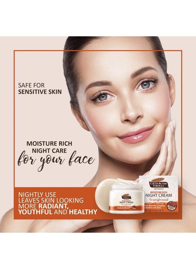 PALMER'S - Cocoa Butter Formula Moisture Rich Night Cream 2.70 Oz - Image 1