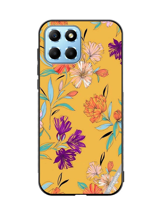 VR CREATIVE Protective Case Cover For Honor X8 5G Flower Design Multicolour - Image 1