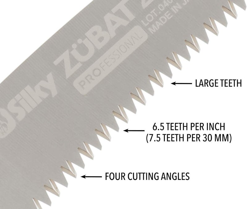 SILKY ZUBAT Professional Curved Hand Saw 240mm Large Teeth (270-24) - Image 3