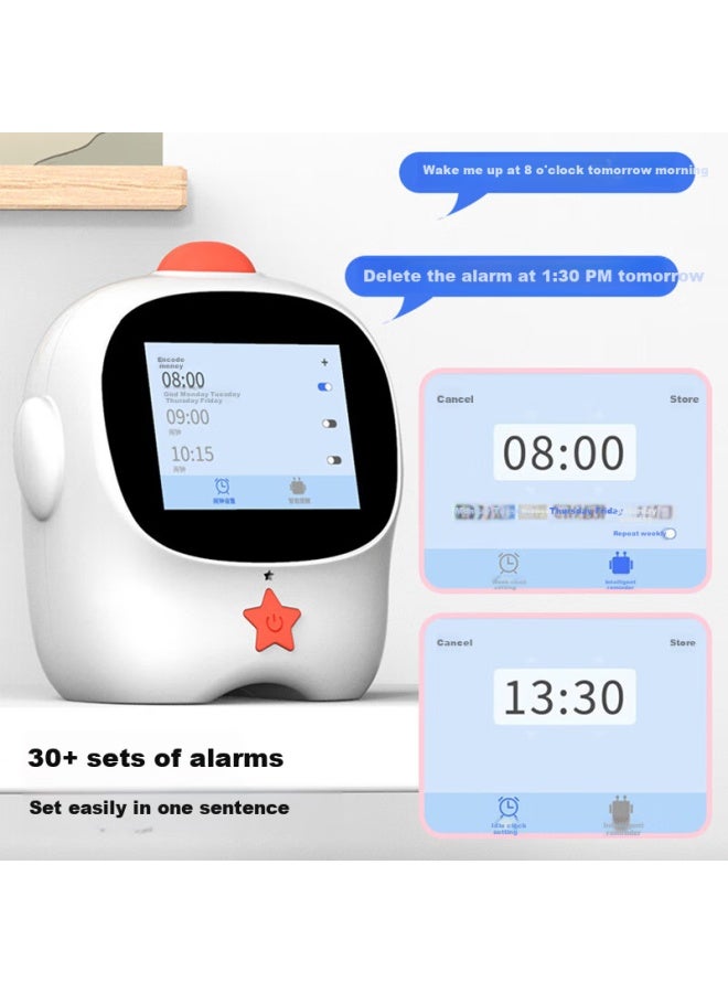 Yajia Smart Alarm Clock Ai Voice Time Management Device For Children's Education, Student Learning, Self-discipline Management, And Timer - Image 4