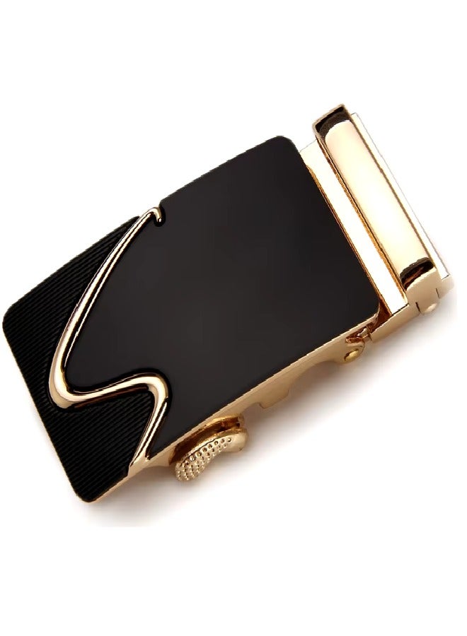 Exquisite men's belt buckle imported, made of high quality durable Metz, snaps on and off with all kinds of irregularities, jacket belt or bad buckle replacement.
