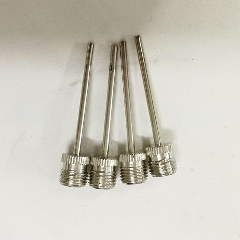 Silver Inflatable Air Valve Needle Adapter 20Pcs for Football Basketball Soccer Ball Pump - Image 4