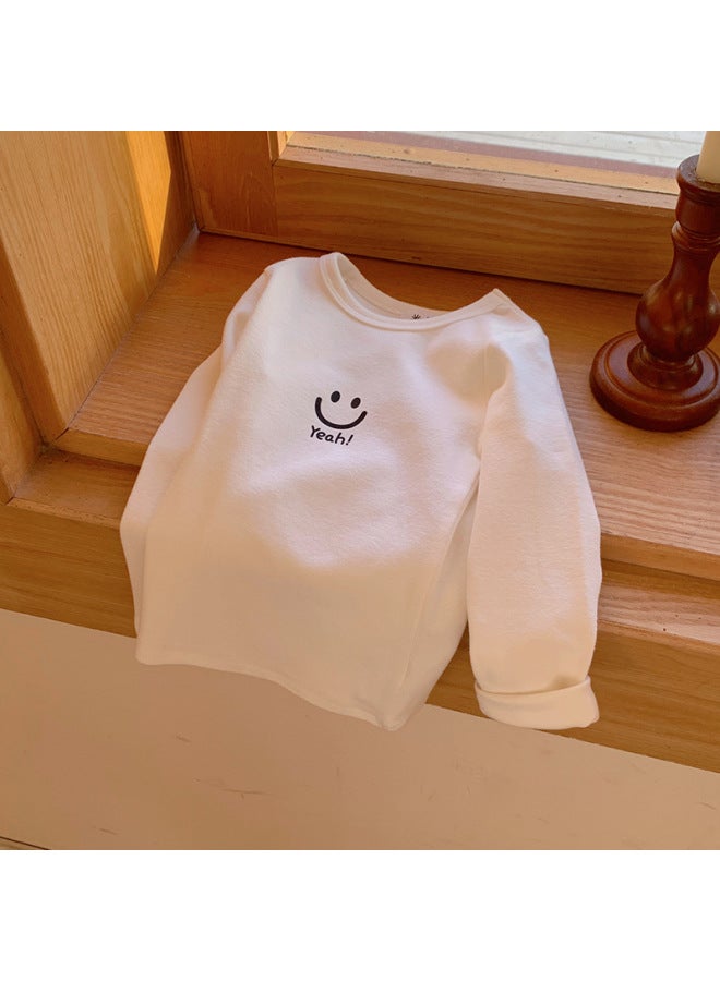 Children's Clothing For Boys And Girls, Long-sleeved T-shirts, Autum New Kidsren's Thickeneded Bottoming Shirts, Cotton Tops, Autum Clothes, Baby Girl Clothes