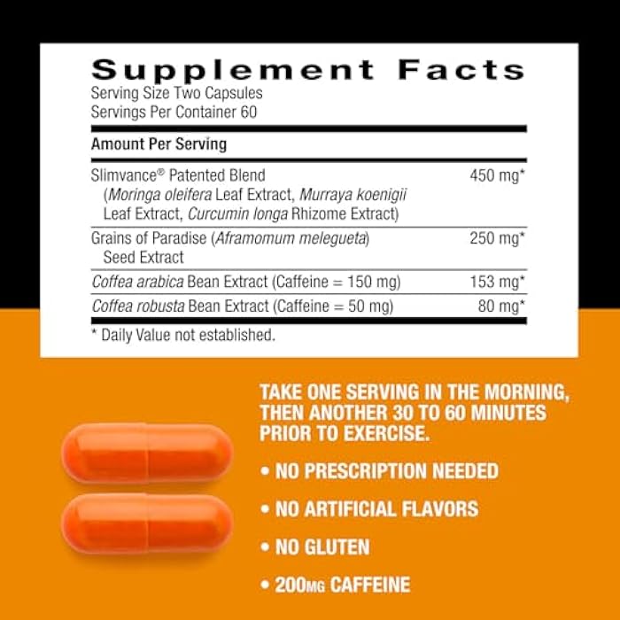 BodyDynamix Slimvance XP Metabolism Igniter, Botanical Diet Support, Advanced Thermogenic, Burn More Calories, Weight & Fat Loss, Energy, Focus, for Men & Women, Proven Ingredients & Caffeine, 120 Count, 30 SVG - Image 5