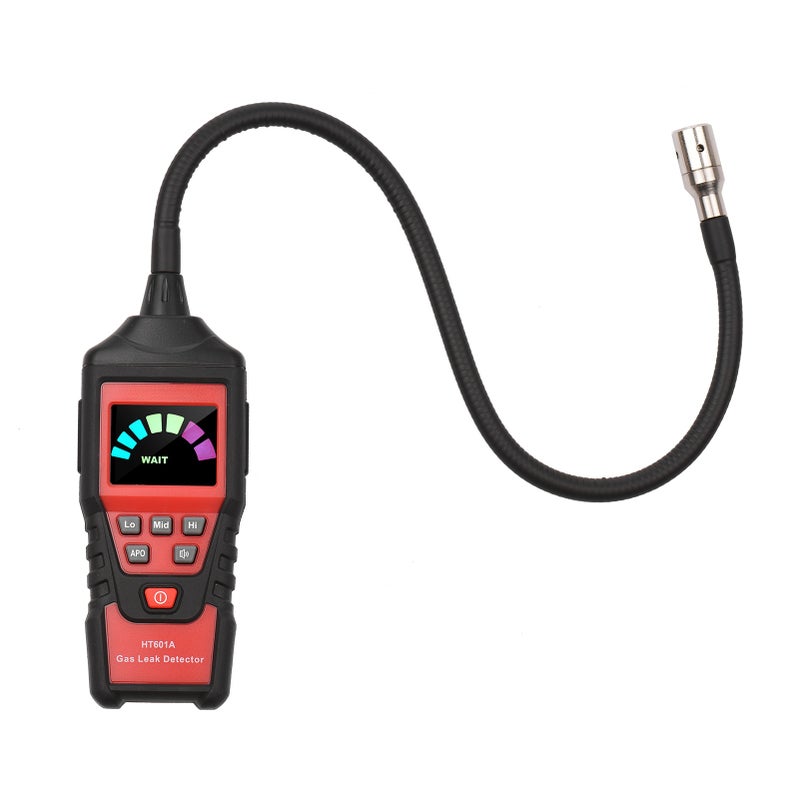 HABOTEST Portable Gas Analyzer HT601A Household Gas Leak Detector Gases Detector PPM Meter Methane Concentration Alarm Instrument - Image 1