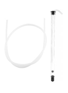 SYOSI Auto Siphon with Tubing, 35x3x3cm Syphon Pump Kit, Plastic Racking Cane Liquid Processing Filter, Ideal Carboy Bottle Making Tools  - Image 1