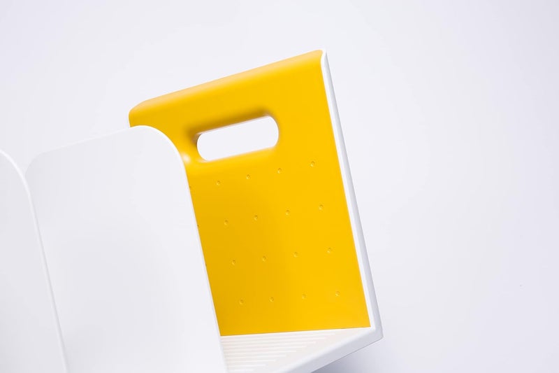 Litem ROOMAX Book Rack 4 Compartments Color Yellow - Image 5