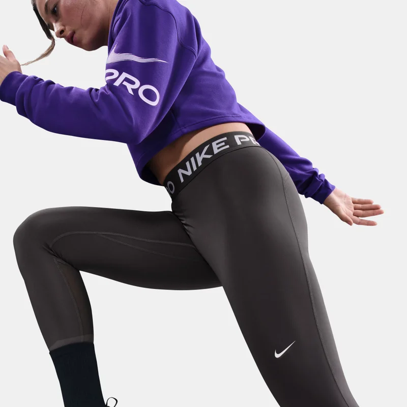 Nike Grey Women's Pro Training Leggings for Women | Best Price UAE