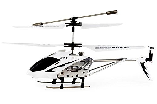 Syma S107G 3 Channel RC Helicopter with Gyro, White and silver - Image 2