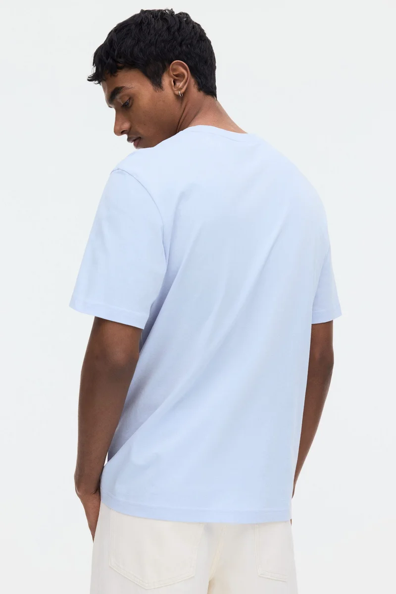 H&M  Cotton T-shirt Regular Fit for Men | Best Price UAE