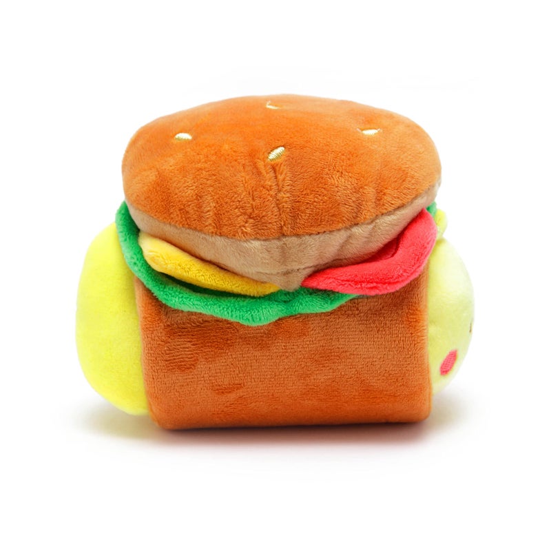 Anirollz Stuffed Animal Plush Toy - Official Roll Blanket Outfitz Doll |Soft  Squishy  Warm  Cute  Comfort  Safe| Hamburger Pillow with Chicken - Birthday Decorations Gift 6"" Chickiroll - Image 2