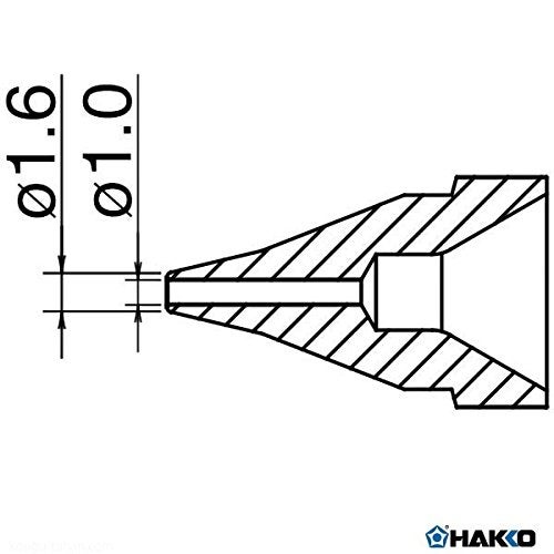 Hakko Desoldering Nozzle 10mm SSType N6103 for FR4101 FR301 - Image 3