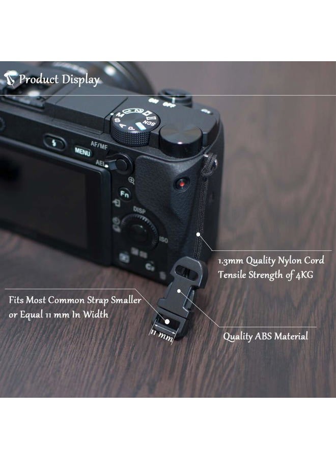 VKO Quick Release Camera Strap QD Loops Connector Adapter for DSLR SLR Point-and-Shoot Small Mirrorless Cameras Strap Eyelet Sling Belt - Image 2