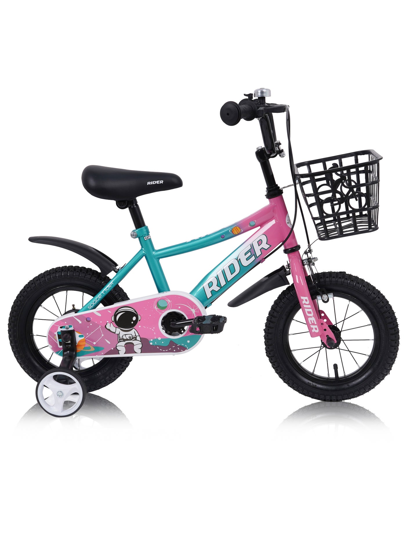 Elgo Mountain Bike || 14 Inch Wheel Size||For Unisex Kids || Adjustable Seat || Rider 100% Assembled || Pink