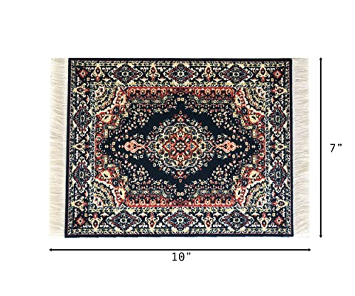 Inusitus Set of 2 Rug Mouse Pads - Turkish Style Carpet Computer Mousemat - Desktop Gift Set (Set-of-2) - Image 2