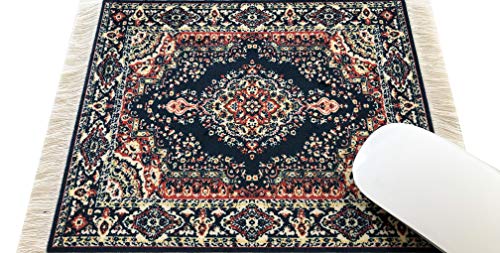 Inusitus Set of 2 Rug Mouse Pads - Turkish Style Carpet Computer Mousemat - Desktop Gift Set (Set-of-2) - Image 4