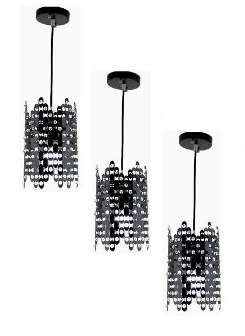 Modern chandelier, set of 3 pieces - 2026/1P BK