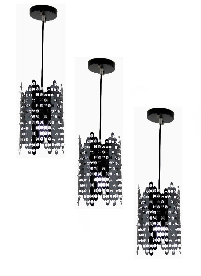 Fiamco - Modern chandelier, set of 3 pieces - 2026/1P BK - Image 1