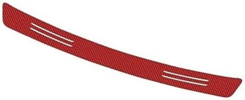 Vuzmode Red Carbon Fiber Rear Bumper Protector