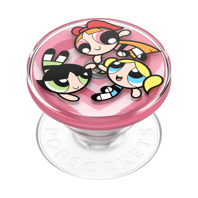 POPSOCKETS حامل هاتف لاصق من بوب سوكيتس مع دوران قوة الفتاة - Image 2
