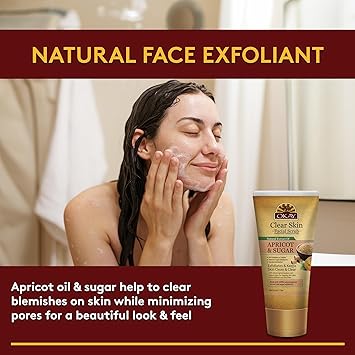 OKAY Pure Naturals Apricot Brown Sugar Facial Scrub 6 Ounce 017 kg - Image 2