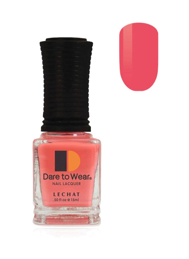Lechat Long Lasting Nail Polish Color Vibrant Coral With A Hint Of Pink By Lechat Nail Lacquer Brushed Blush Dw237