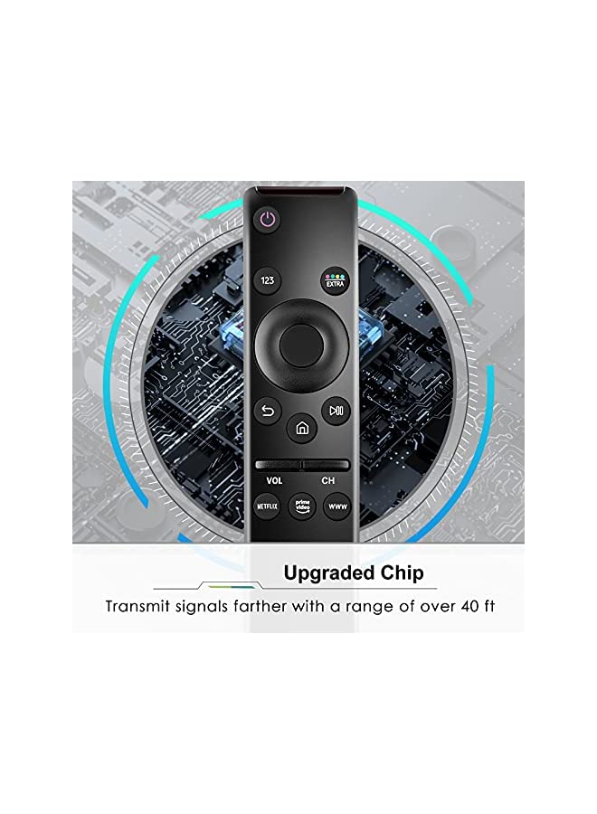 PROMASS Universal Remote Control Compatible for All Samsung TV LED QLED UHD SUHD HDR LCD Frame Curved Solar HDTV 4K 8K 3D Smart TVs, with Buttons for Netflix, Prime Video, WWW - Image 5