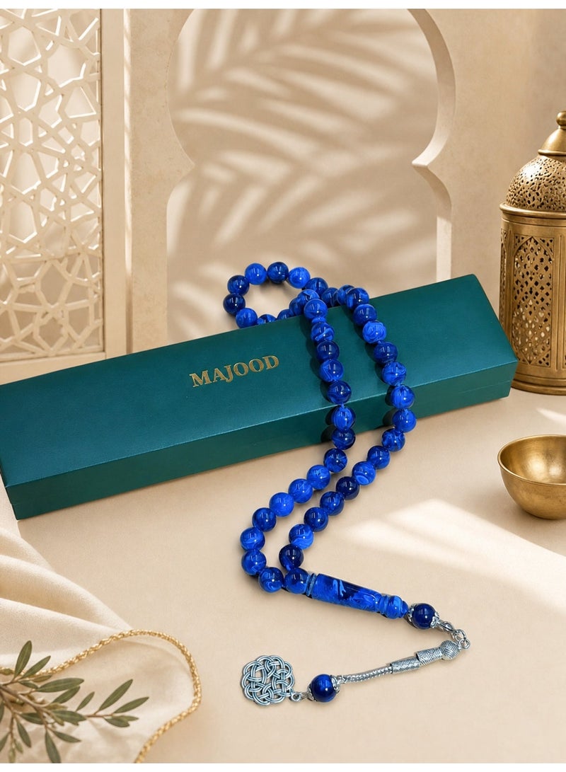 MAJOOD 45-Bead Resin Prayer Beads | Tasbih | 10mm | Ramadan Gift | For Men & Women - Image 2