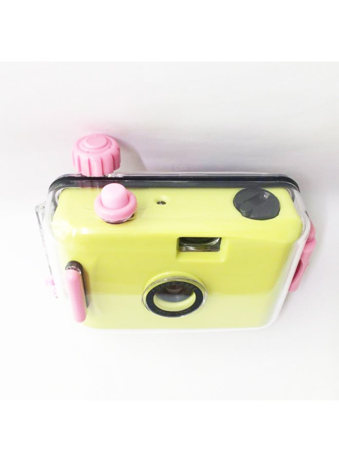 Green Powder Shell Brand Camera Non-disposable Retro Film Camera 135 Film Gift Nostalgic Wholesale-Color:Green Blue Shell  - Image 4